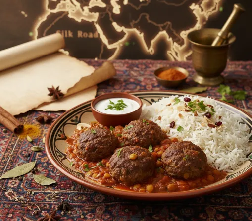 afgán kofta étel készítése